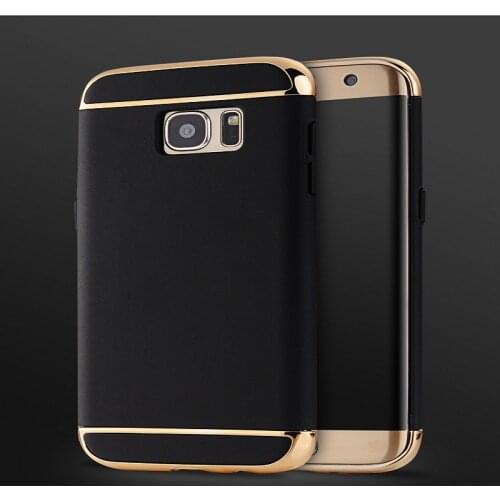 For Samsung Galaxy A3 A5 A7 2017 A320 A520 A720 A510 A710 Case Luxury Hybrid 3 in 1 Electroplating Protective Hard Cover Capa