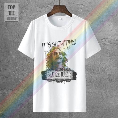 Beetlejuice T Shirt Showtime Classic Cult Film Movie 1980 S