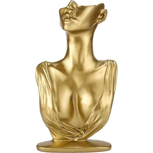 Jewelry Display Stand Necklace Holder Mannequin Holder Organizer ,Decorative Storage Elegant for Woman Shop