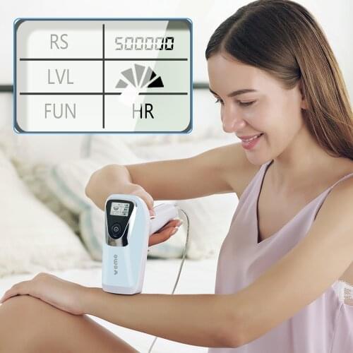 Qmele 3in1 IPL Laser Hair Removal device 500000 Flashes hair removal Permanent Bikini Whole Body Trimmer electric laser Epilator