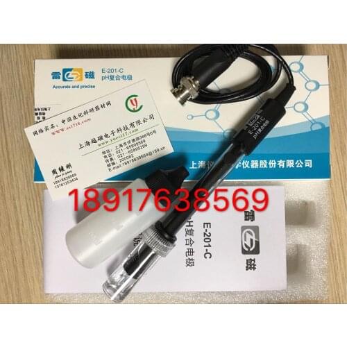 Shanghai Leici PH electrode E-201-C Q9 connector type rechargeable composite electrode pH electrode
