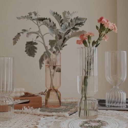 Flower Vase for Wedding Decor Centerpiece Glass Vase Rose Tabletop Terrarium Glass Containers Desktop Table Nordic Vase