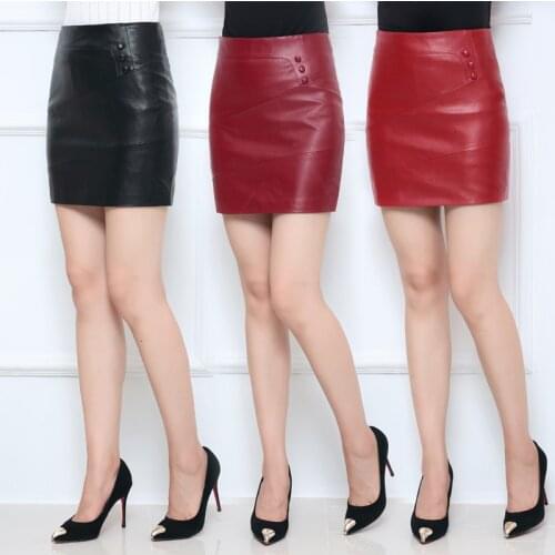 Женские кожаные юбки Wednesf China At AliExpress