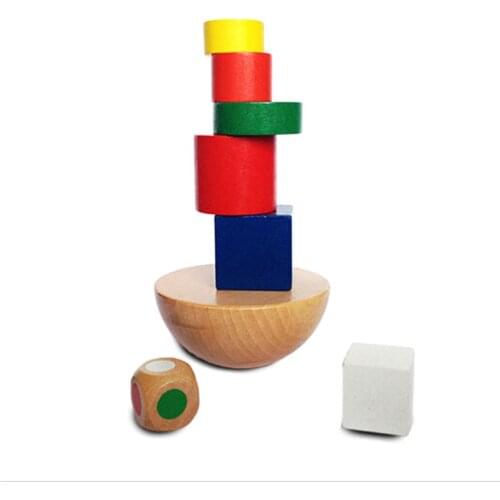 9pcs/set Balance Puzzle Board Games for Children Adults Building Blocks Board Game Family/Party Gift for Kids Table Games