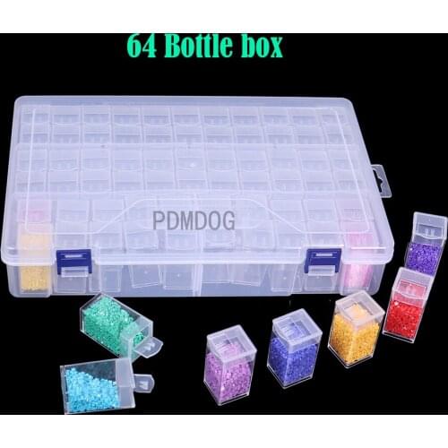 Diamond Painting 60/32/40/64/94 Storage Box Plastic Dismountable Grid Box Beads Container Diamond Embroidery Accessories DIY