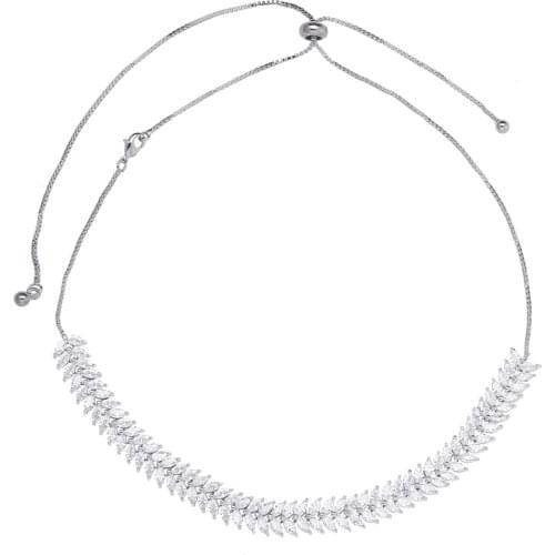 Bettyue Brand Fashion Hot Sale AAA Cubic Zircon White Gold Jewelry Necklaces For Woman Europe And America Style Wedding Gifts