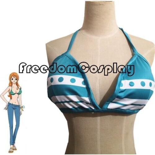 ONE PIECE Nami cosplay costume sexy bikini Only Top