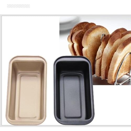 Toast Cake Mold Rectangle Shaped Carbon Steel Kitchen Non stick Cake Mold Baking Tray Carbon Steel Cake Mold