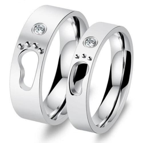 LOYE Rings With Cubic Zirkonia For Women
