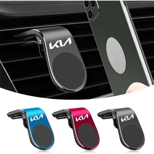 Metal Magnetic Car Phone Holder for KIA K3 K5 Sorento Sportage Rio Soul Picanto Optima Cerato Accessories Car Styling