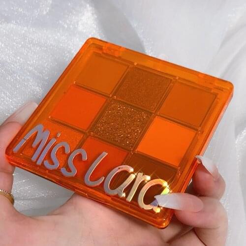 Miss Lara 9 Colors Eye Shadow Glitter Powder Makeup Palette Shimmer Pigmented Matte Eyeshadow Palette Eyes Palette Cosmetics