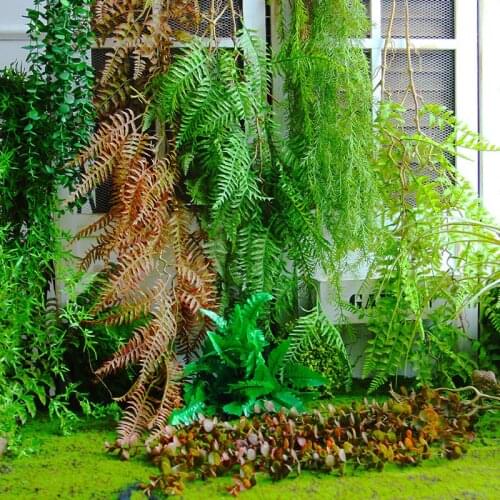 Wall hanging Fern air grass vine greens Artificial Flowers Wedding decor flores plastic fake plant fleur artificielle rattan