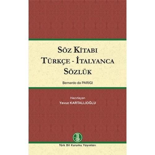 Promise Book English-Italian Dictionary Bernardo also Parigi Turkish Language Institute Publications Dictionaries Sequence (TURKISH)