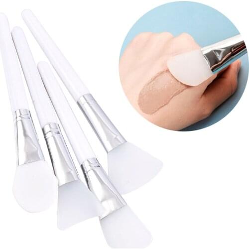 Silicone Face Mask Makeup Brushes with Rhinestones Multi-Function DIY Brush Facial Foundation Cosmetic Beauty Make Up Brush Tool