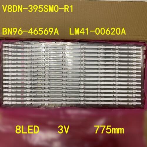 LED backlight strip 8 lamp for Samsung 39.5"TV L1_N5KC9.5_FAM_S8 V8DN-395SM0-R1 Un40j5290af CY-JN040BGNV1H
