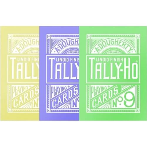 Tally Ho Reverse Lovely Playing Cards Circle Back Deck USPCC Poker Magic Card Games Magic Tricks Props for Magician