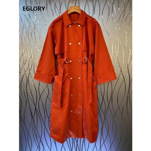 Plus Size Coat Trench 2020 Autumn Winter Casual Overcoats Women Big Pocket Patchwork Covered Button Medium Long Coat Windbreaker