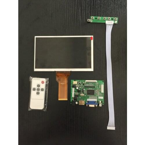 LCD Module 7 inch LCD Screen for Raspberry Pi 3 with driver board Remote Control 800*480 for Raspberry Pi 2 Banana Pi Orange Pi