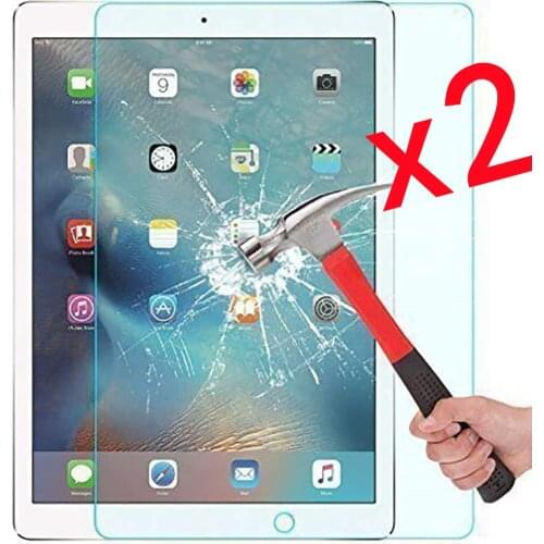 2Pcs Tablet Tempered Glass Screen Protector Cover for Apple IPad Air 1/Air 2 9.7 Inch HD Full Coverage Protective Film