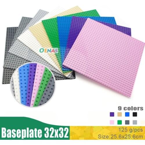 32*32 Dots Base Plate for Small Bricks Baseplate Board Compatible L*goed figures DIY Plastic Building Blocks Toys For Children