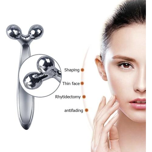Facial 3D roller massager Face Lift Hands Full Body Skin Relaxation 360 Rotate Instrument Slimming Beauty Massage Health Care