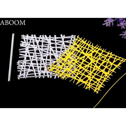 ABOOM Hot Straight Line Square Metal Crafts Paper Die Cutting Dies For Scrapbooking DIY Home Halloween Decorsation Paper Stencil