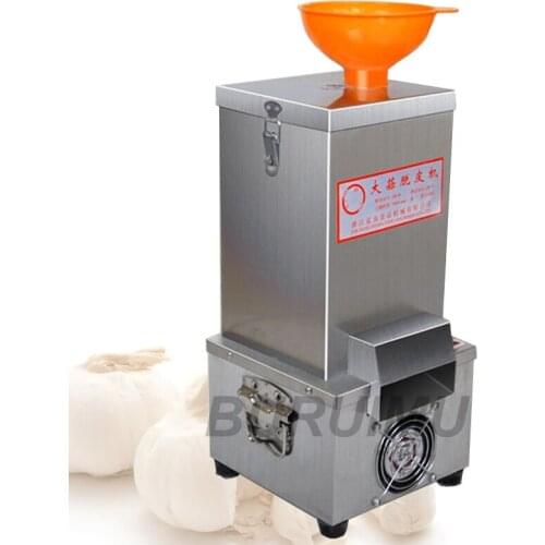 Garlic Peeling Machine 25KG/H Electric Peeler Stainless Steel Grain Separator Commercial Home Restaurant Barbecue