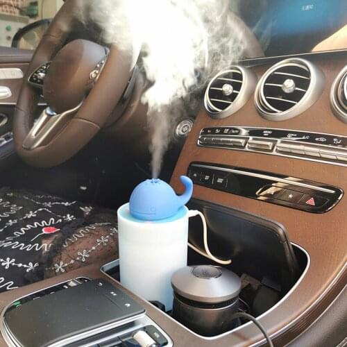 Car Air Humidifier 280ml Car Humidifier UV Function Air Purification Electric Mist Maker Humidifier Air Purifier Car Electronics