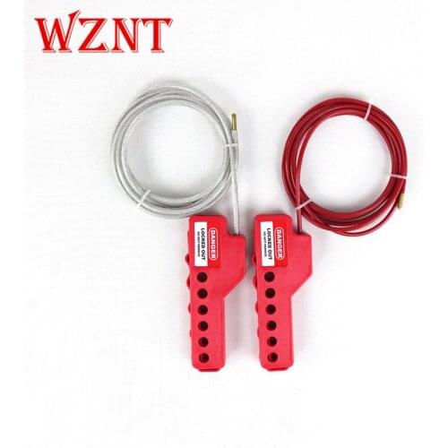 Free shipping Cable diameter 3MM Cable long 1.8M Simple and easy insulation Stainless steel Cable Lock Safety Cable lockout
