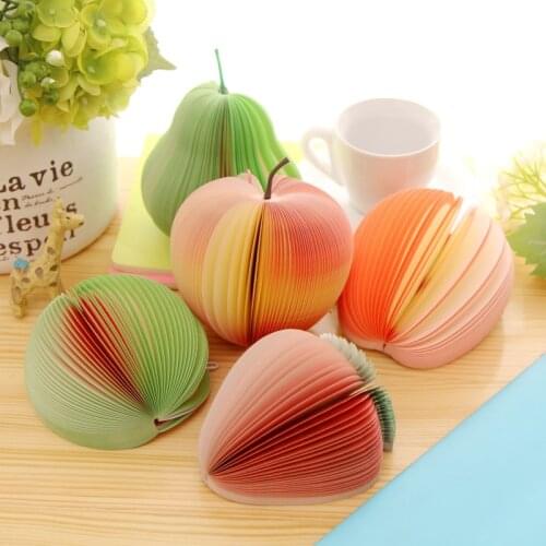 Fruit Note Book Apple Note Paper Lovely Korean Creative Stationery Primary School Prize Gift