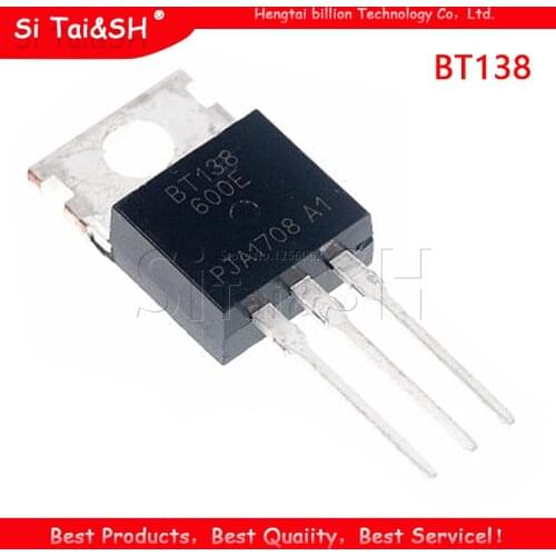 10PCS BT138-600E TO220 BT138-600 TO-220 BT138 138-600E new and original IC
