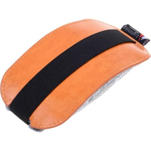 High Quality Durable Supplies Orange PU Leather Box Wireless Mouse Storage Bag For Apple Magic Household Portable Storage Case