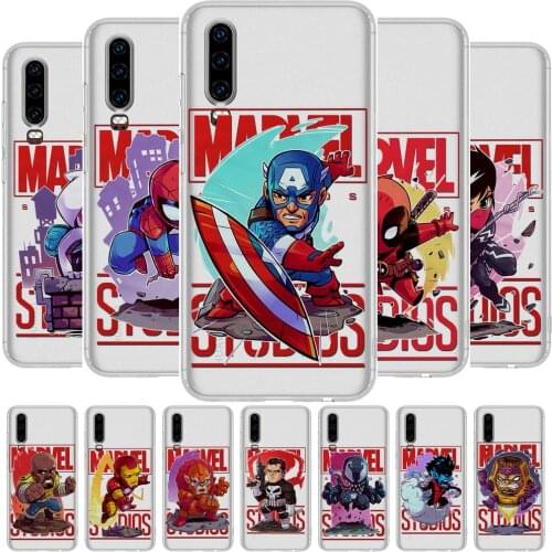 Disney Anime Transparent Clear Phone Case For Huawei Honor 20 10 9 8A 7 5T X Pro Lite 5G Etui Coque Hoesjes Comic Fash