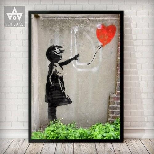 Graffiti Canvas Art Print Wall Art Canvas Painting Nordic Posters And Prints balloons Girls Wall Pictures For Living Room Decor