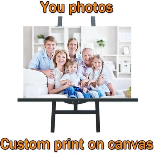 Custom Your Photo Canvas Painting Printing Wall Art Poster And Picture Home Decoration Mural Frameless Holiday Birthday Gift