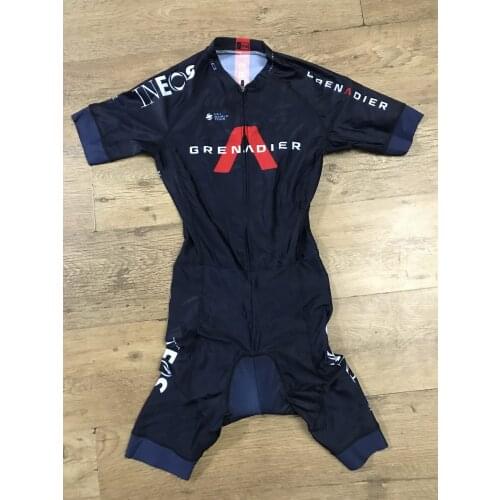 LASER CUT Skinsuit 2021 INEOS Grenadier TEAM Bodysuit SHORT Cycling Jersey Bike Bicycle Clothing Maillot Ropa Ciclismo
