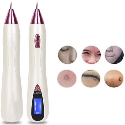 Laser Plasma Pen LCD Mole Tattoo Remover Machine Sweep Dark Spot Nevus Pen Facial Freckle Tag Wart Removal Skin Care Beauty Tool