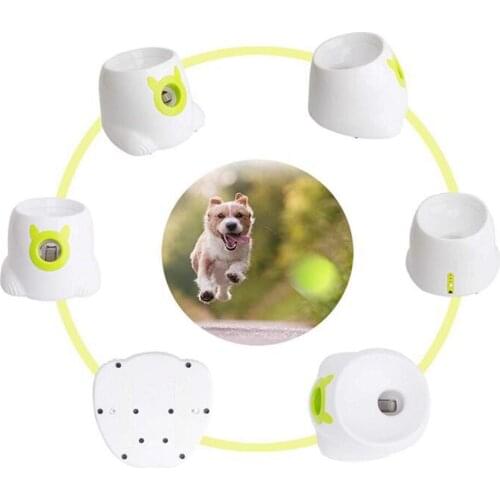 Dog pet toys Tennis Launcher Automatic throwing machine pet Ball throw device Section emission with 3 balls