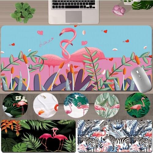 Mouse-Pad Flamingo Pattern Series Anti-slip Gaming Mouse Pad 30x60CM 30x80CM Large Size Anti-slip Gamer Mouse Pad