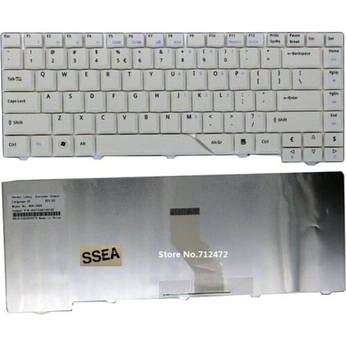 SSEA New US Keyboard for Acer Aspire 5920 5920G 5920Z 5920ZG 5930 6920 6920G 6935 6935G 5910 5910g 5930g 5950 5950G Series White
