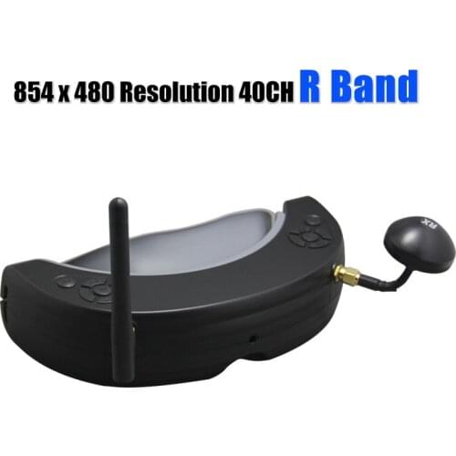 UUUSTORE New 5.8g 854*480HD Fpv Automatic scan diversity monitor goggles Weight 198g for Racing drone High quality