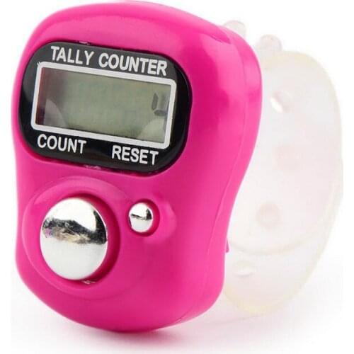 Plastic Compact Mini Stitch Marker And Row Finger Counter LCD Electronic Digital Tally Counter Random for Any Knitter JDH88