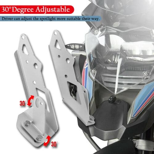 R 1200 GS Aluminum Front Headlight Spotlight Bracket Mount Holder For BMW R1200GS LC Adventure ADV 2013 2014 2015 2016 2017 2018