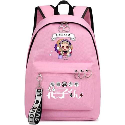 New pattern Toilet-Bound Hanako kun Backpacks Students school bag boys girls Book Bag Teens backpack Womens Travel bag Mochila
