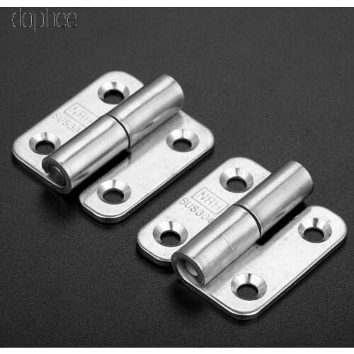 Dophee 1/2pcs Removable Hinges stainless steel 37*34mm For electrical cabinet boxes equipment toolbox