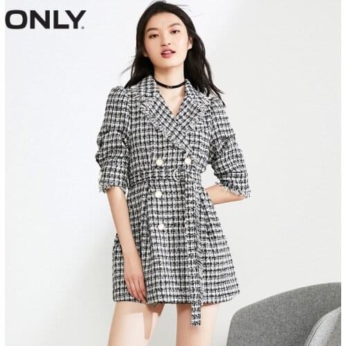 ONLY summer new style knitted small fragrant style A-line suit dress female | 120307093