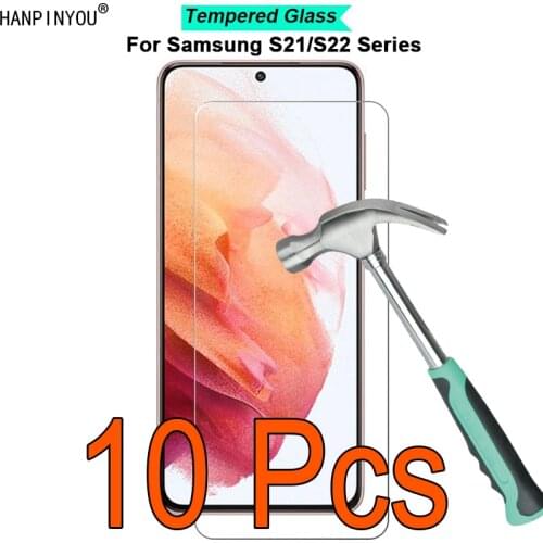 10 Pcs/Lot For Samsung Galaxy S21 FE Plus 5G 9H Hardness 2.5D Toughened Tempered Glass Film Screen Protector Guard