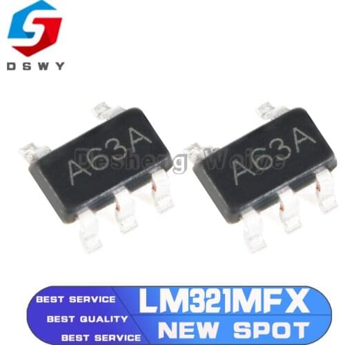 20Pcs LM321 LM321MFX A63A SOT-23 Low Power Single Op Amp