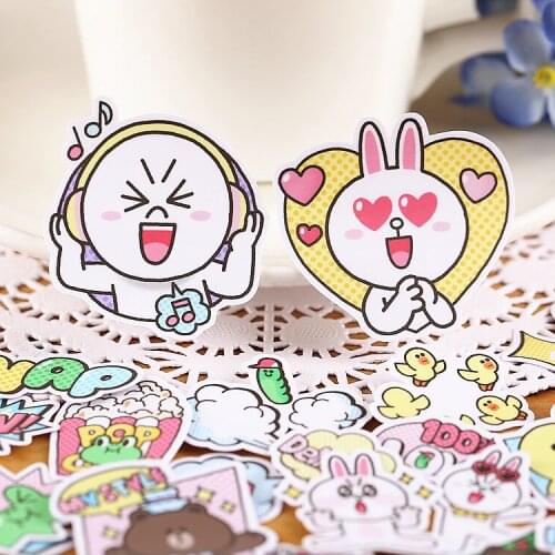 35pcs Creative cute Self-made star color stickers scrapbooking stickers /decorative sticker /DIY craft photo albums