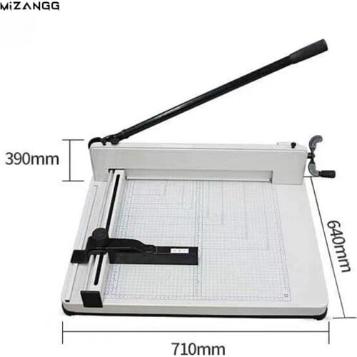 44mm Manual Paper Cutter Machine 17" A3 Heavy Duty Papers Slicer Guillotine Paper Cutter 400 Sheet Max 858-A3